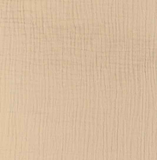 Beige Muslin Cotton Fabric