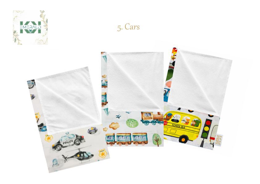 Gift Set Baby Waterproof Reusable Cotton Diaper Changing Pad Mat 3 pieces in Gift box