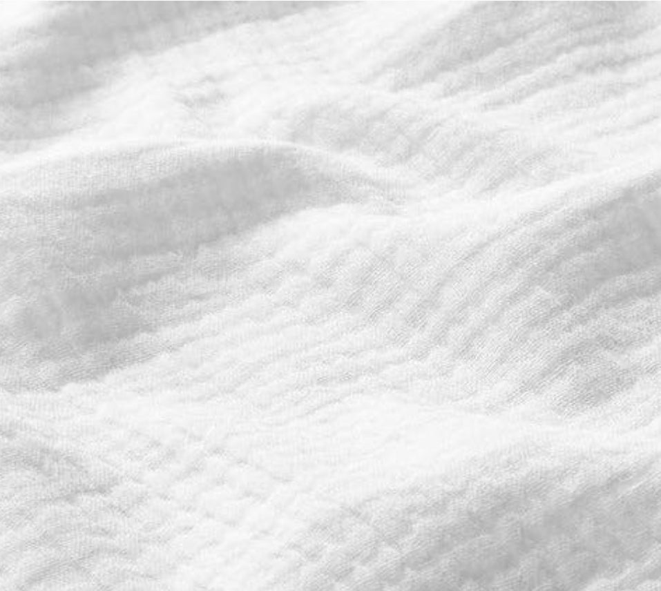 White Muslin Cotton Fabric