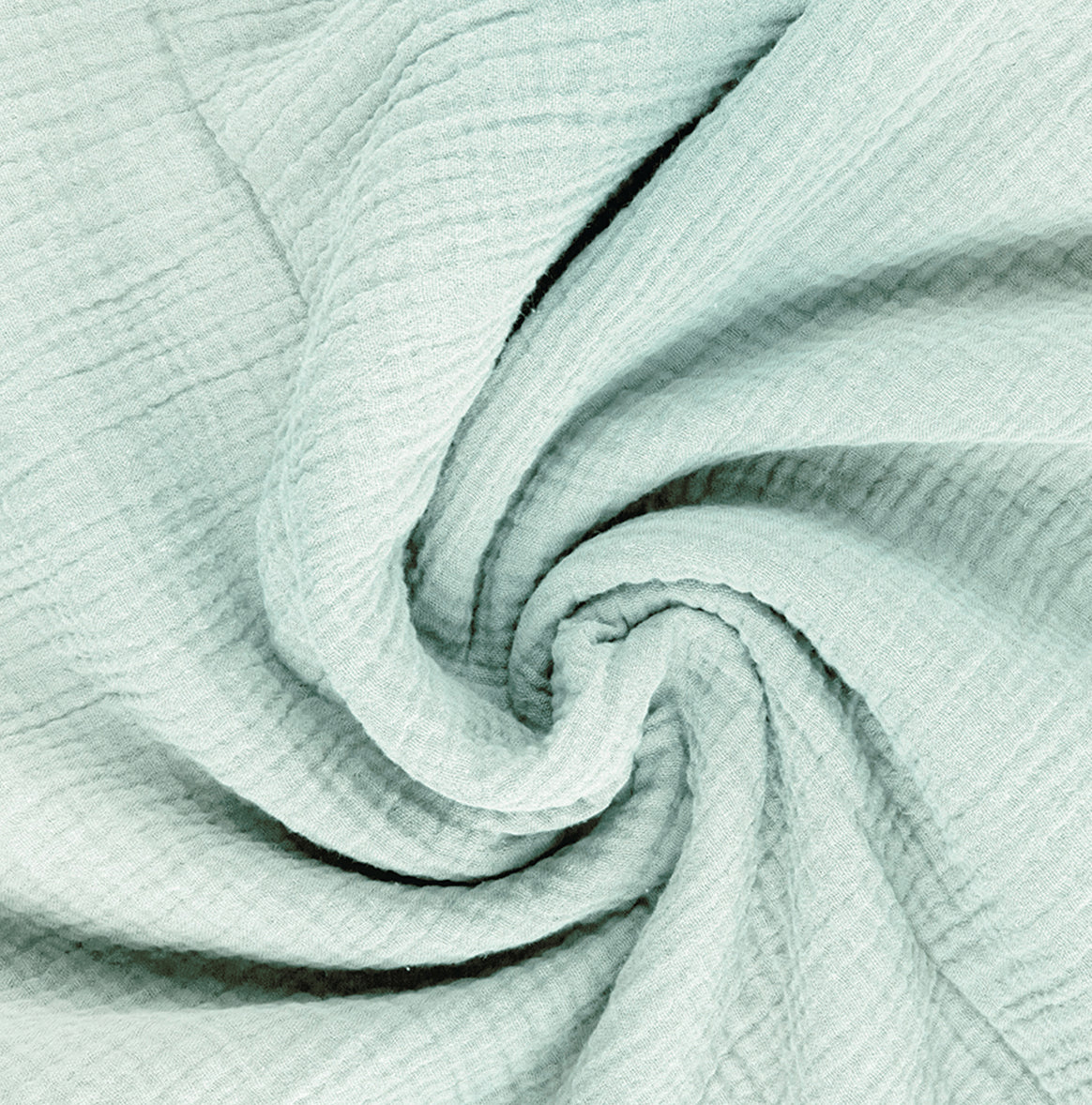 Peppermint Green Muslin Cotton Fabric