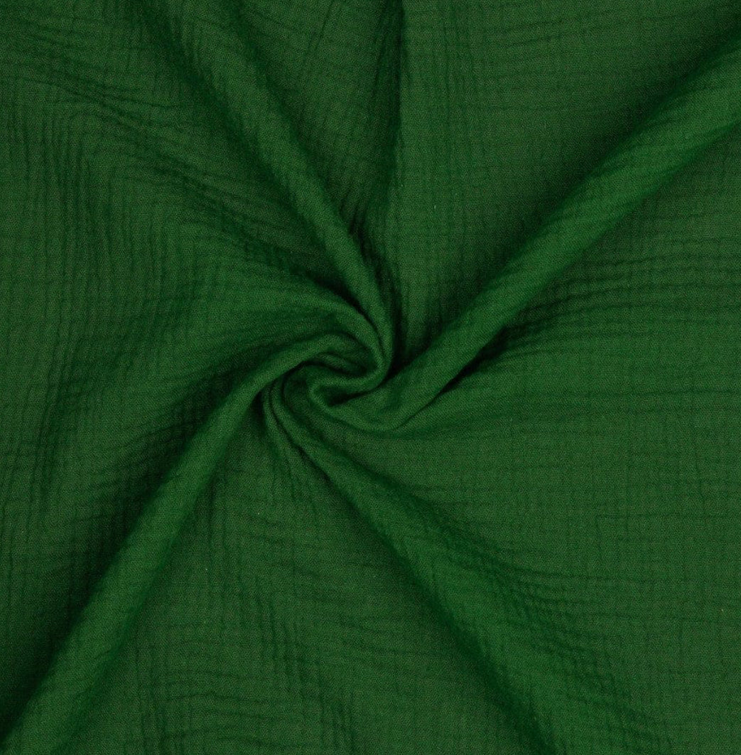 Green Muslin Cotton Fabric