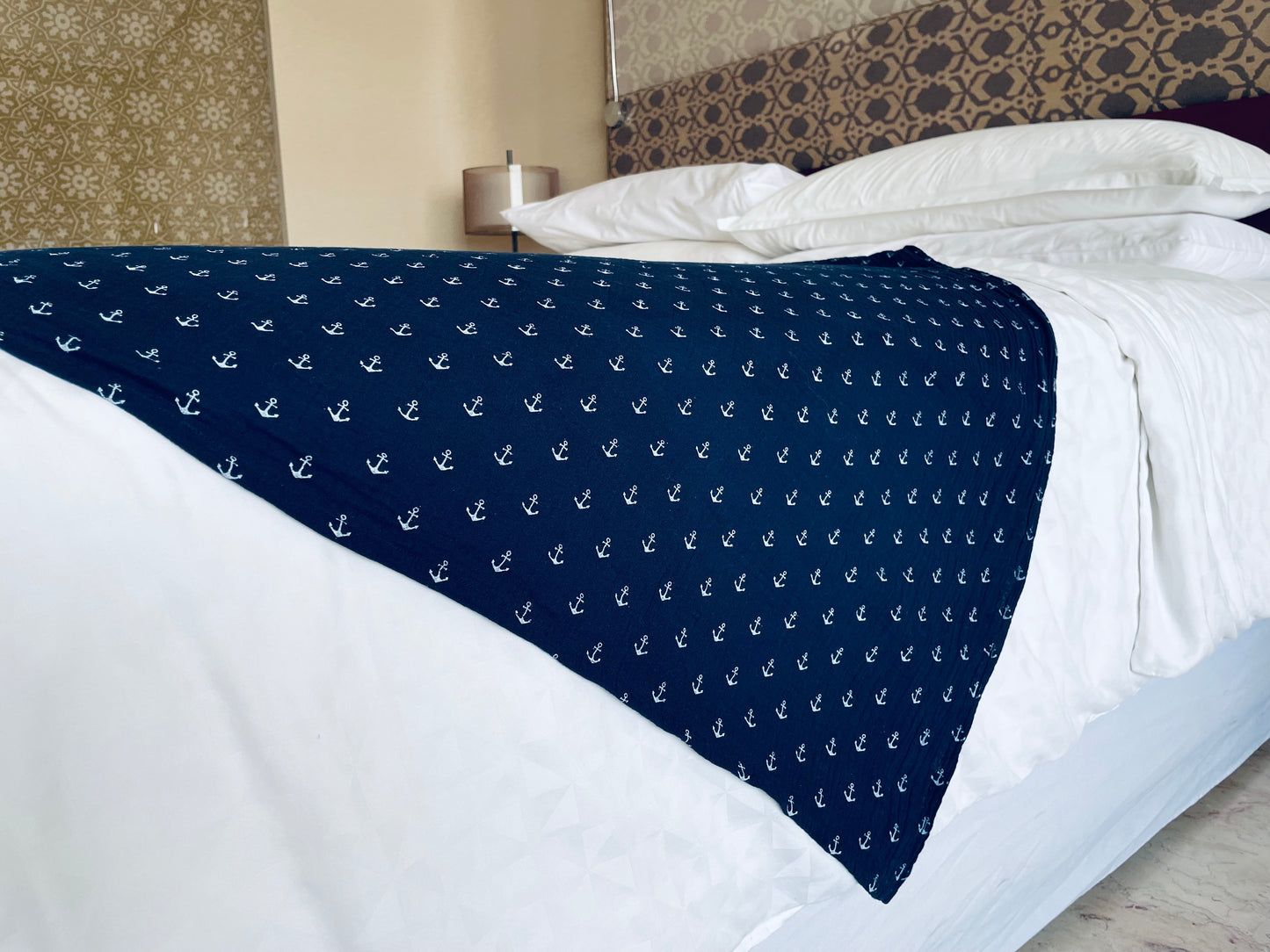 Throw Blanket Organic and Eco-Friendly Muslin Cotton Bed Cover