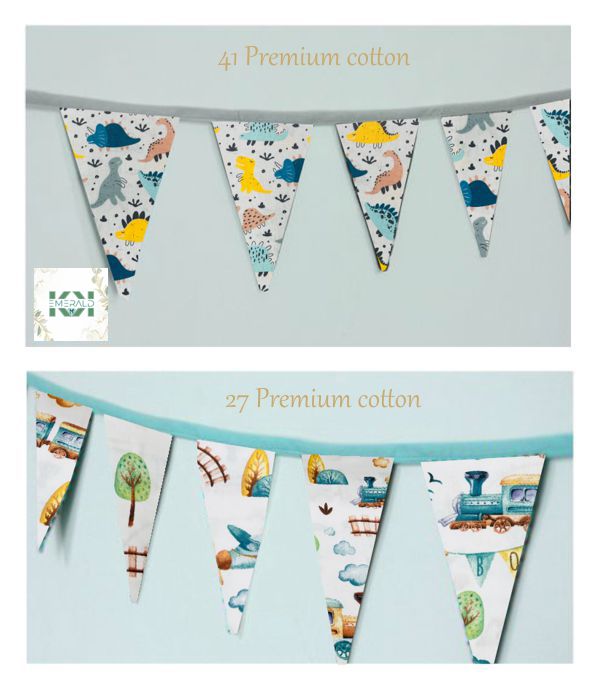 Bunting Banner, Baby Boy Girl Toddler Kids Room Garland Decor, Baby Shower Decor, Birthday Nursery Banderole Home Decor Gift Pennant Chain