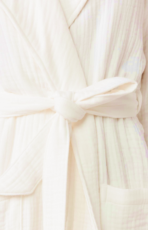 Organic Muslin Cotton Robe